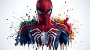 Alternative view of Spider-Man - Dynamic Superhero Art Wall Mural