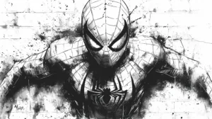 Alternative view of Spider-Man - Dynamic Graffiti Art Wall Mural