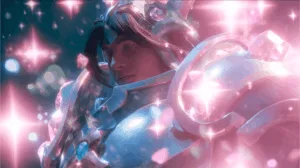 Alternative view of Taric - Enchanting Guardian of Light Wall Mural