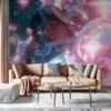 Taric from League of Legends in shimmering armor amidst a dreamy background.||