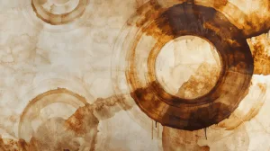 Alternative view of Textured Abstract Art Wall Mural