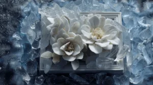 Alternative view of Tranquil Floral Arrangement Wall Mural
