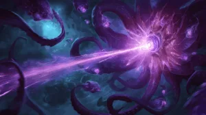 Alternative view of Vel'Koz - A Mystical Energy Encounter Wall Mural