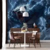 Volibear|the storm bear from League of Legends|depicted in a fierce charging pose against a stormy backdrop.