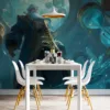 Zilean from League of Legends standing majestically in a time-themed environment.||